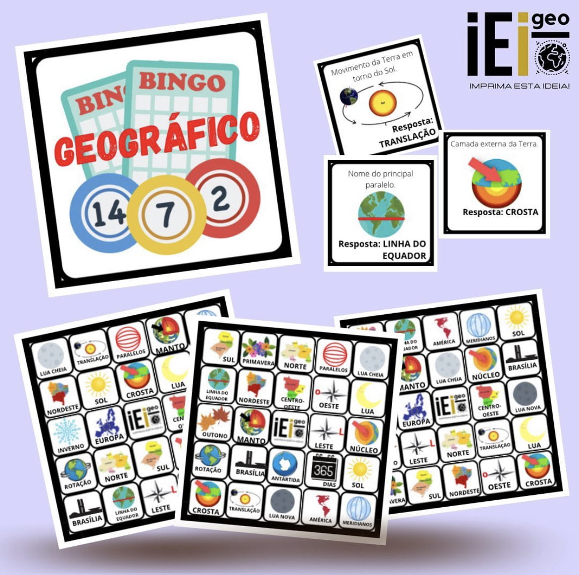 Bingo Geogr fico Imprima Esta Ideia
